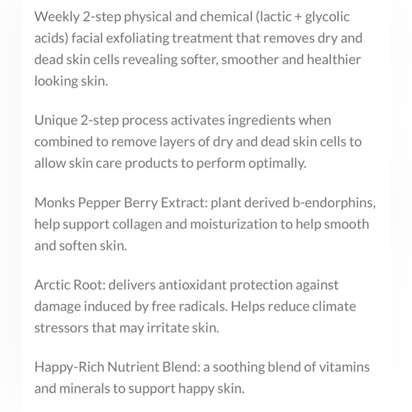 NWT! Act of Wellness Euphoric Exfoliation Wkly Exfoliating Facial Treatment Peel - Picture 3 of 3